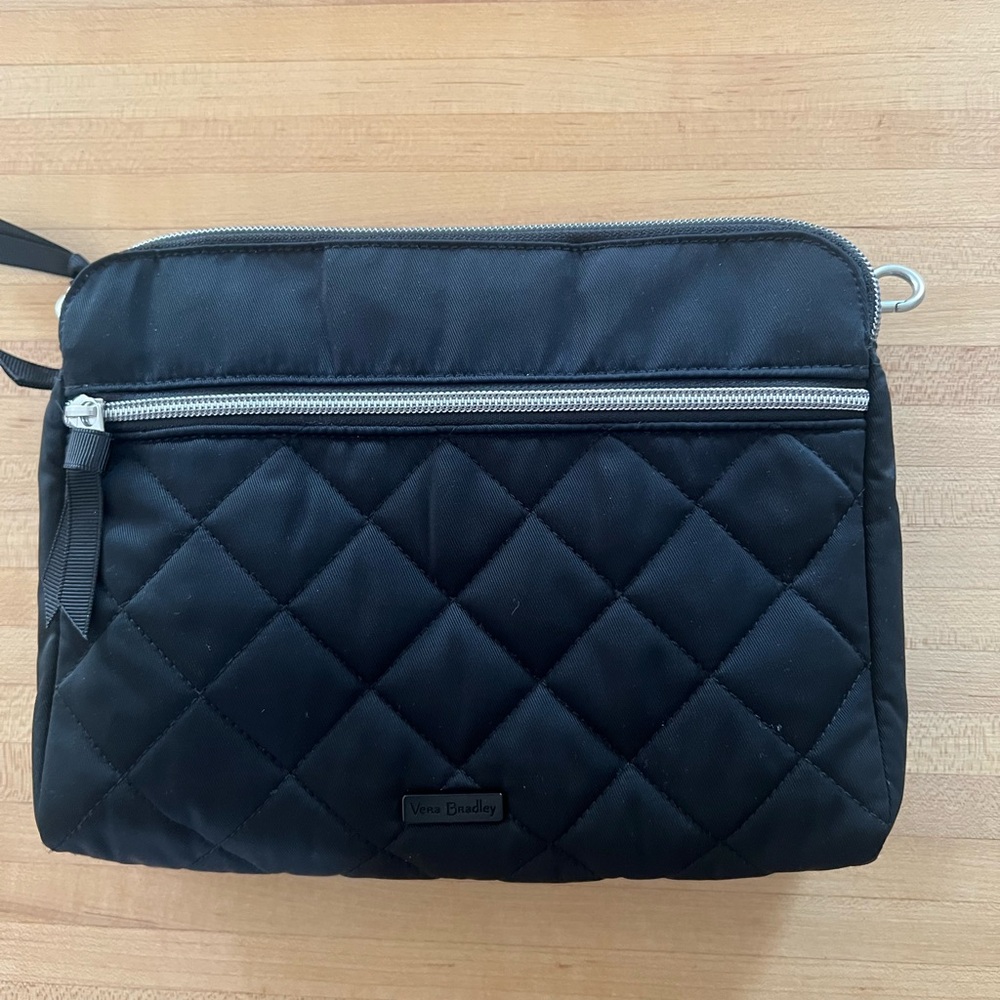 Vera Bradley Black Quilted Crossbody Bag